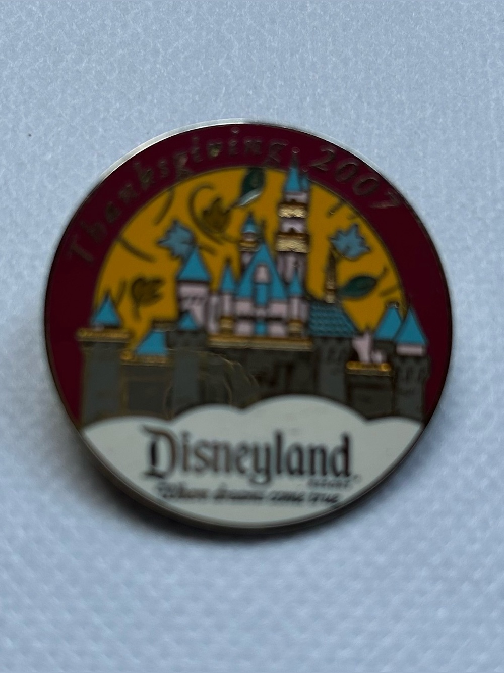 Disneyland Resort Cast Member Pin
2007 Thanksgiving Collectors Pin